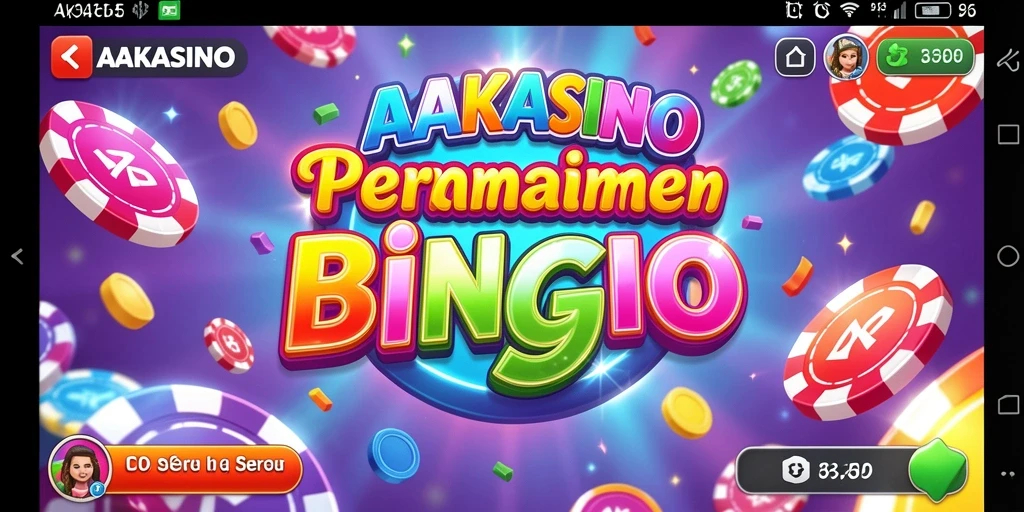 Screenshot gameplay Bingo di AAKASINO yang seru dan mendebarkan.