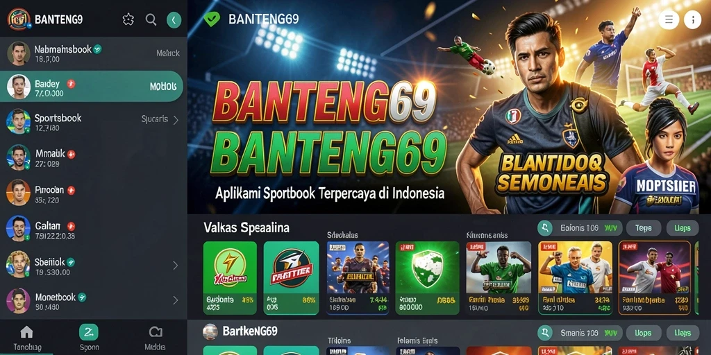 Gameplay menarik aplikasi Sportsbook BANTENG69 yang seru dan interaktif.