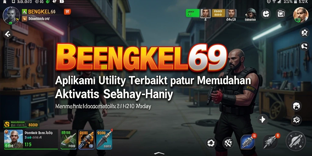 Tampilan antarmuka utama BENGKEL69 yang sederhana dan efisien.