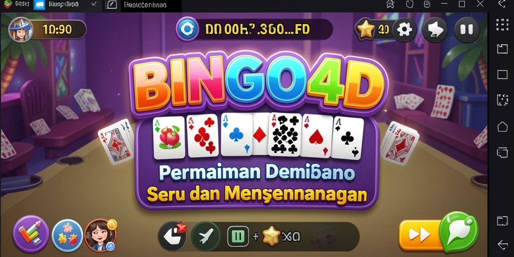 Tampilan gameplay BINGO4D yang menarik dan mengasyikkan.