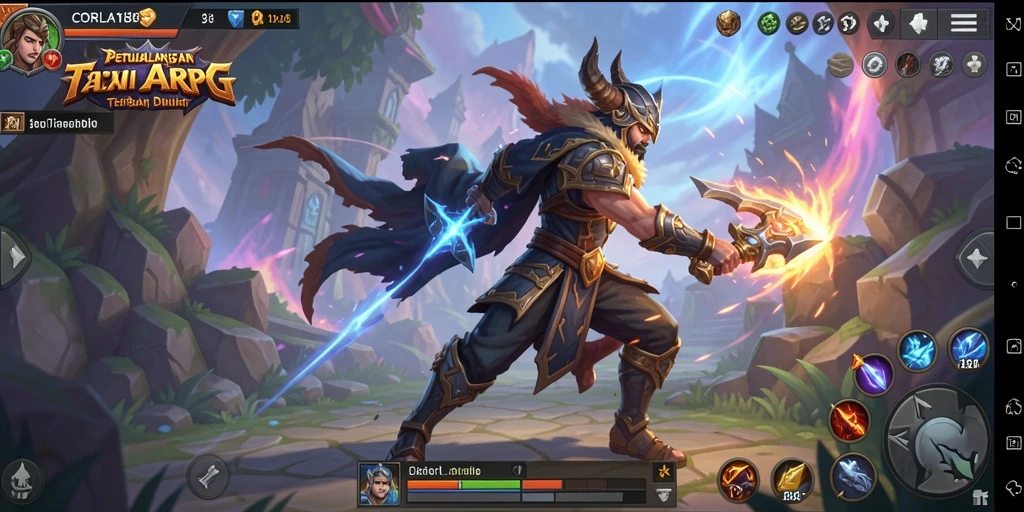 Tampilan menakjubkan dari gameplay ARPG CORLA188 yang seru.