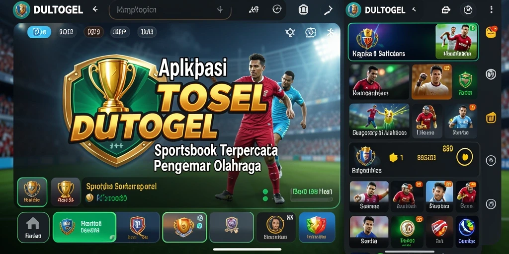 Tampilan gameplay taruhan olahraga DULTOGEL yang menarik dan interaktif.