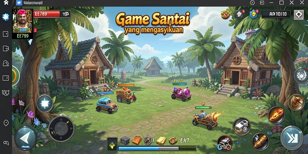 Tampilan menarik dari gameplay EE789 yang seru dan menyenangkan.