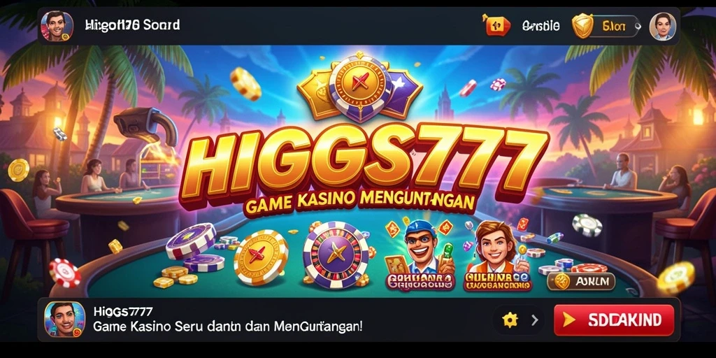 Tampilan gameplay HIGGS777 yang menarik dan penuh aksi.