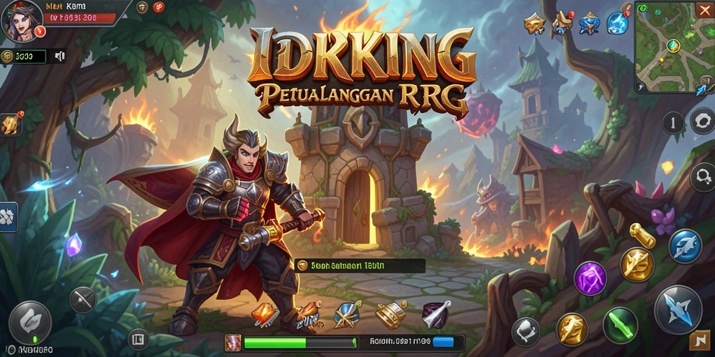 Tampilan gameplay menakjubkan dengan aksi seru di IDRKING.