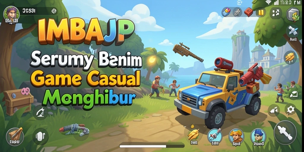 Tampilan gameplay IMBAJP yang seru dan menghibur.