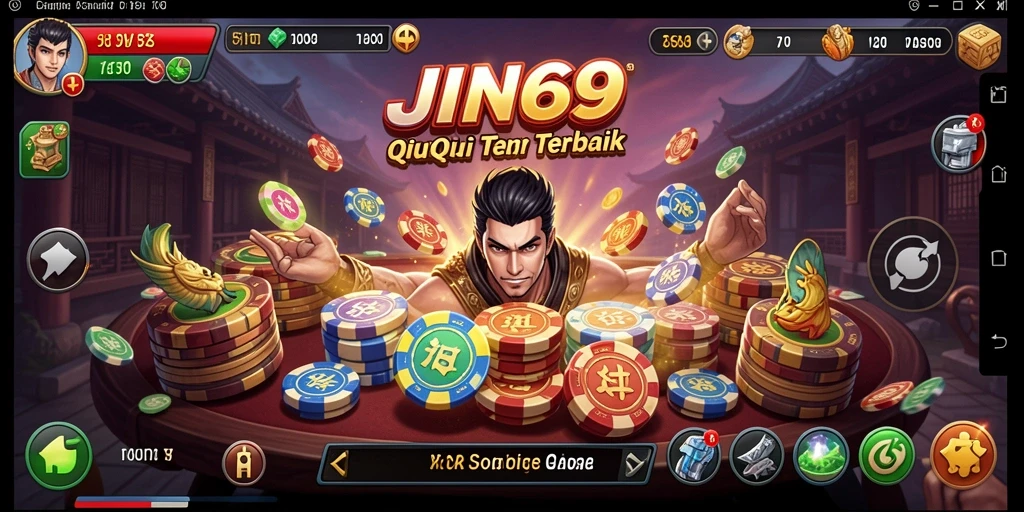 Screenshot permainan QiuQiu JIN69 yang penuh aksi.