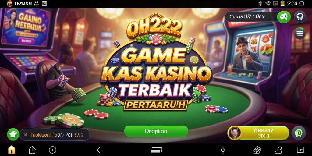 Tampilan menarik dari gameplay Kasino di OH222.
