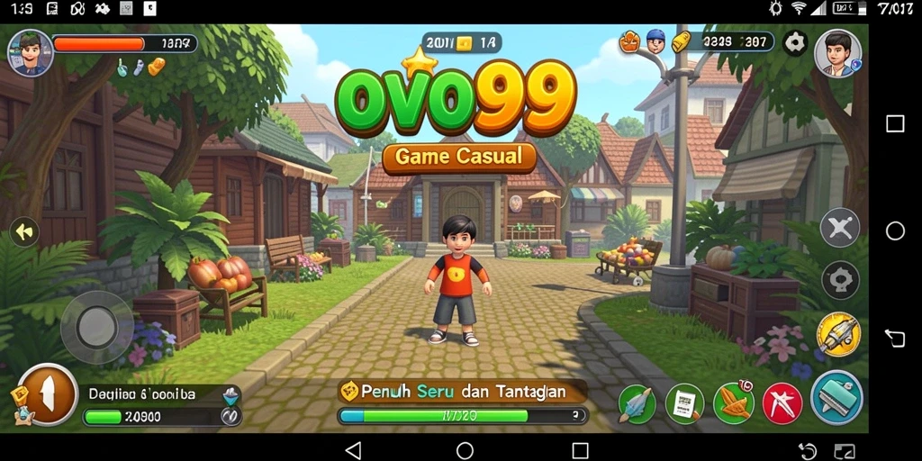 Tangkapan layar <strong>OVO99</strong> menampilkan gameplay yang seru dan menantang.