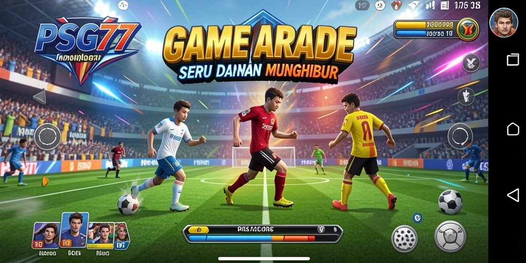 Tampilan gameplay PSG77 yang penuh warna dan menantang.