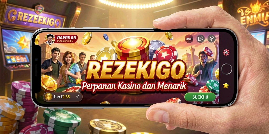 Tampilan gameplay menarik dari REZEKIGO yang penuh aksi.