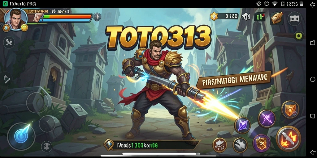 Screenshot TOTO313 menampilkan gameplay menarik dalam permainan strategi.