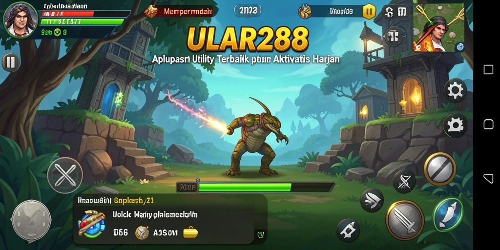 Tampilan antarmuka utama ULAR288 dengan fitur Utility yang lengkap.