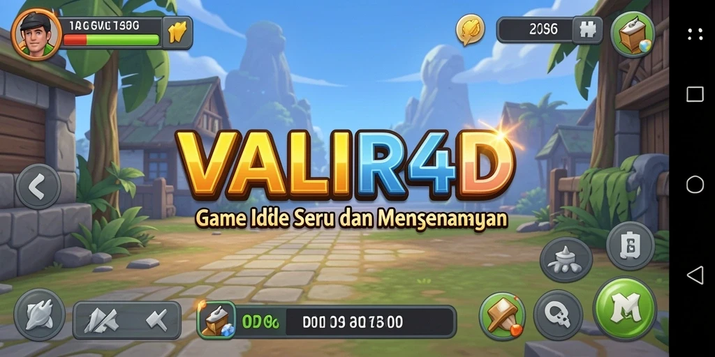 Tampilan screenshot utama VALIR4D yang menarik dan gameplay seru.