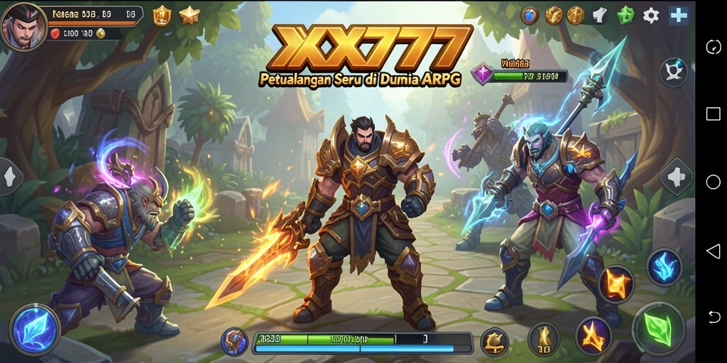 Tampilan menarik dari gameplay ARPG XXX777 yang penuh aksi.